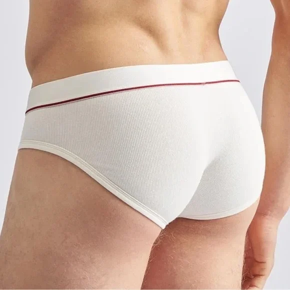 TEAMM8 MVP Ribbed Cotton Blend Fly-Front Briefs - Picture 3 of 8